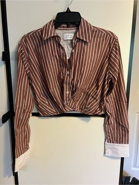 Tanya Taylor crop top button down